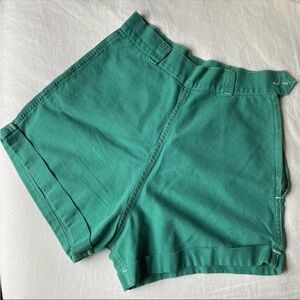 1940s turquoise shorts